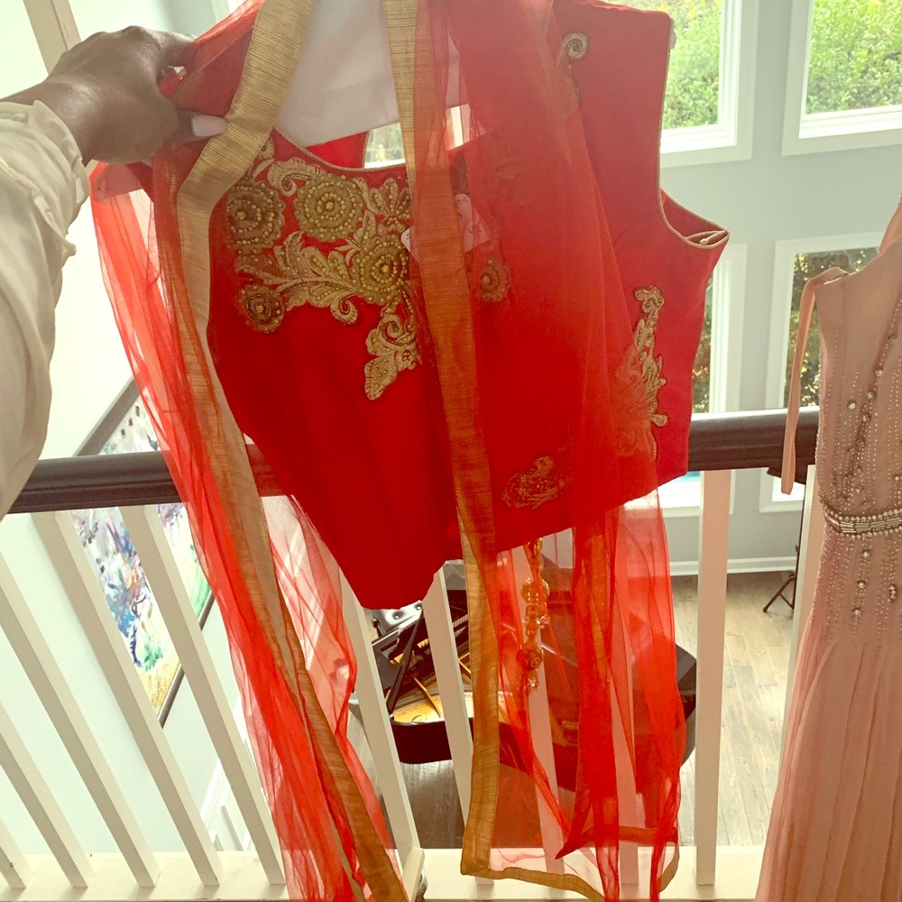 Indian dress top with wrap